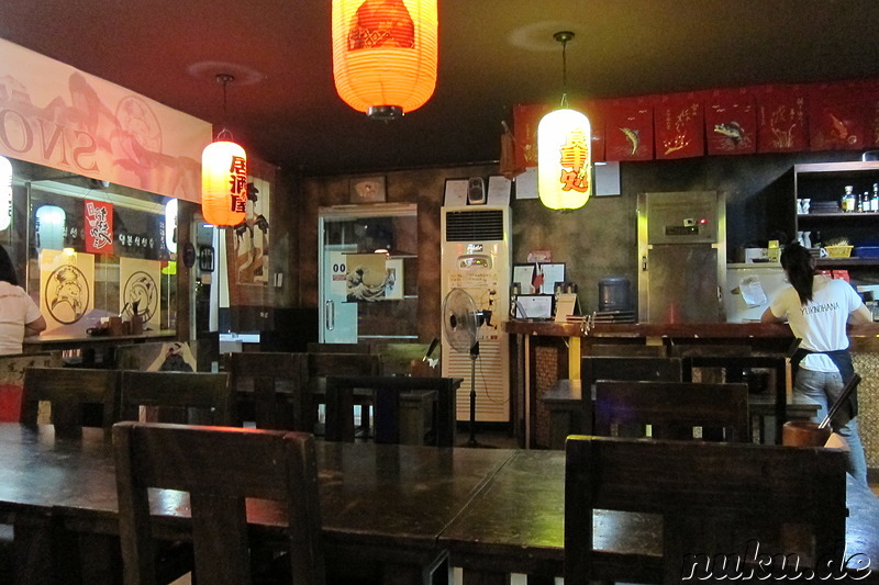 Japanisches Izakaya in Makati, Manila, Philippinen