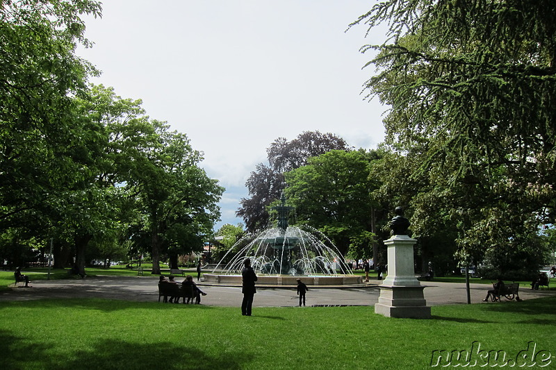 Jardin Anglais - Englischer Garten in Genf, Schweiz