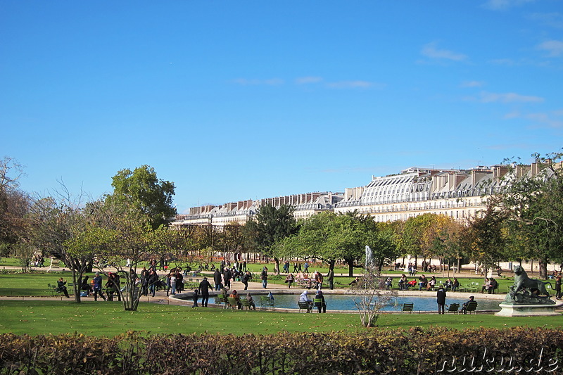 Jardin des Tuileries in Paris, Frankreich
