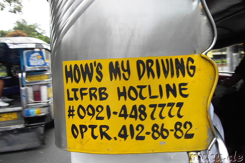 Jeepneys - öffentlicher Nahverkehr in Manila, Philippinen