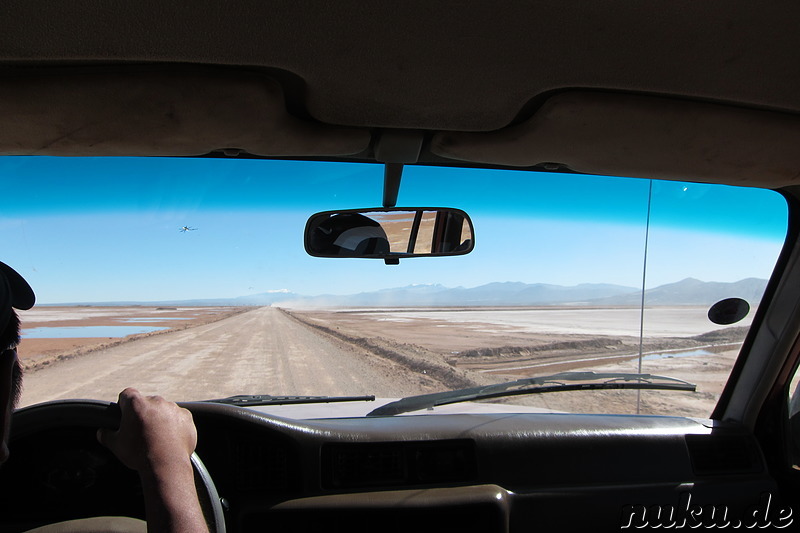 Jeeptour durch die Wüste in Uyuni, Bolivien