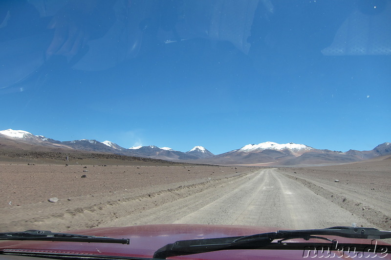 Jeeptour durch die Wüste in Uyuni, Bolivien