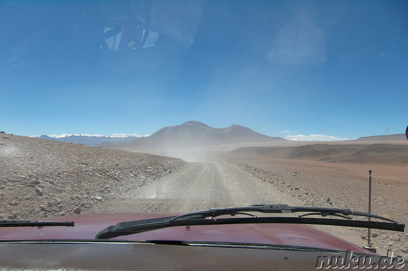 Jeeptour durch die Wüste in Uyuni, Bolivien