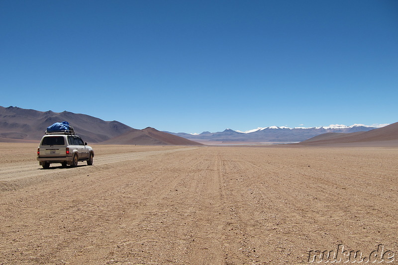 Jeeptour durch die Wüste in Uyuni, Bolivien