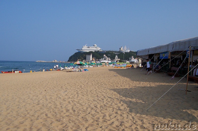 Jeongdongjin Strand