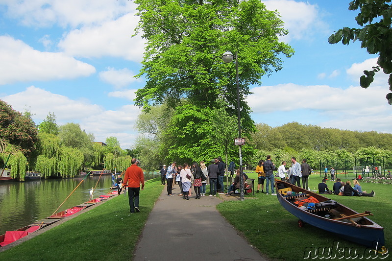 Jesus Green - Parkanlage in Cambridge, England