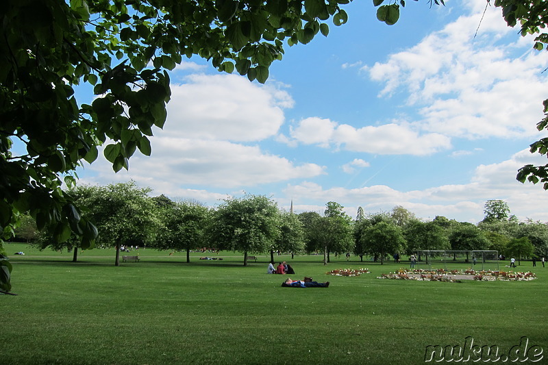 Jesus Green - Parkanlage in Cambridge, England
