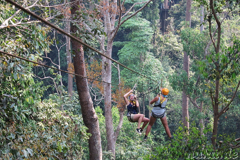 Jungle Flight (Flight of the Gibbon) in Chiang Mai, Thailand