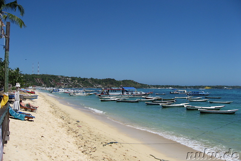 Jungutbatu und Pantai Selegimpak Strände auf Nusa Lembongan, Indonesien