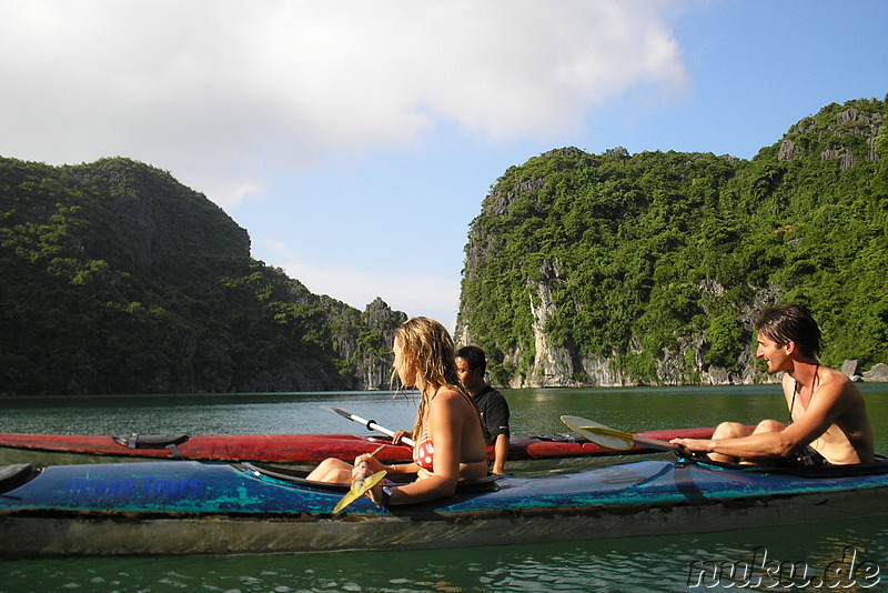 Kajaktour in Halong Bay, Vietnam