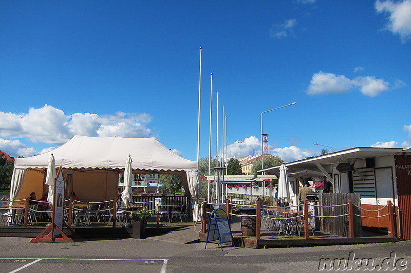 Kalastajan Koju Imbiss am Marktplatz in Savonlinna, Finnland