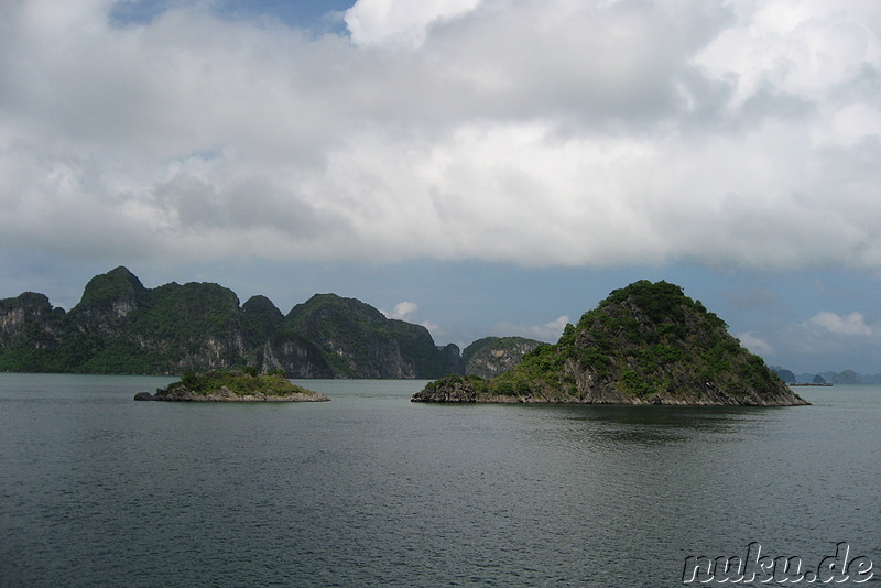 Kalkfelsen in Halong Bay, Vietnam