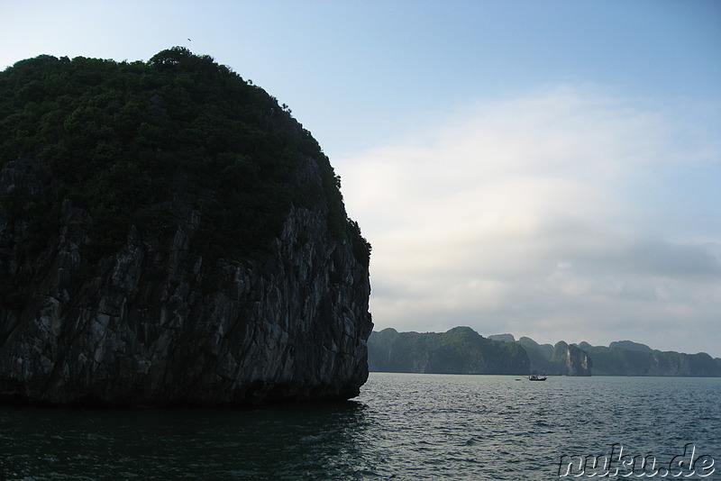 Kalkfelsen in Halong Bay, Vietnam