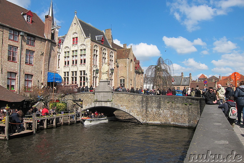 Kanalfahrt in Brügge, Belgien