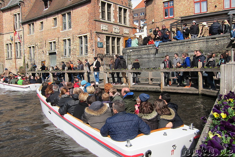 Kanalfahrt in Brügge, Belgien