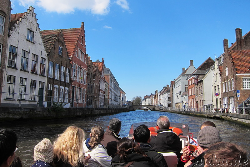 Kanalfahrt in Brügge, Belgien