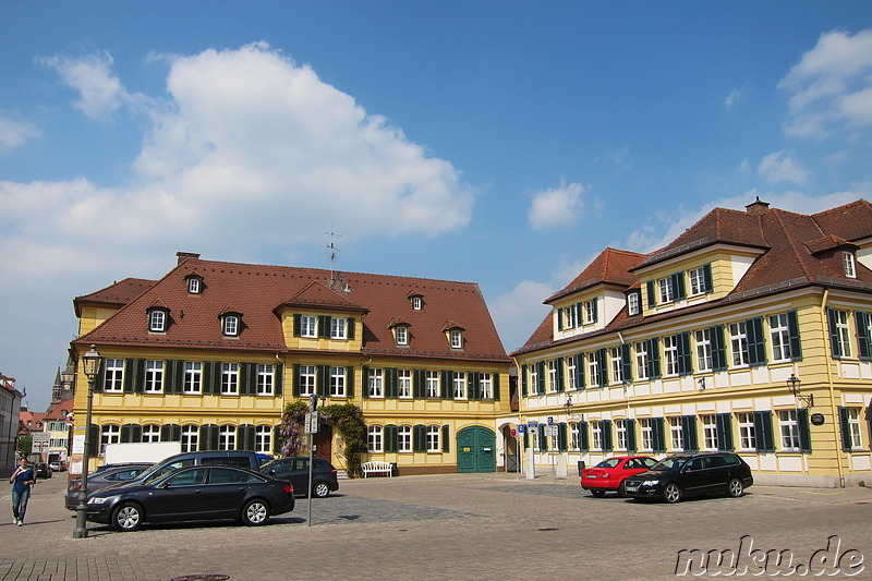 Karlsplatz in Ansbach, Bayern