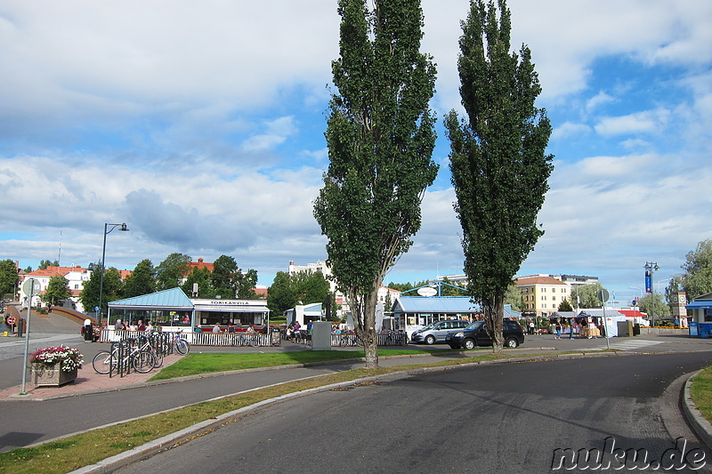 Kauppatori Markt in Savonlinna, Finnland