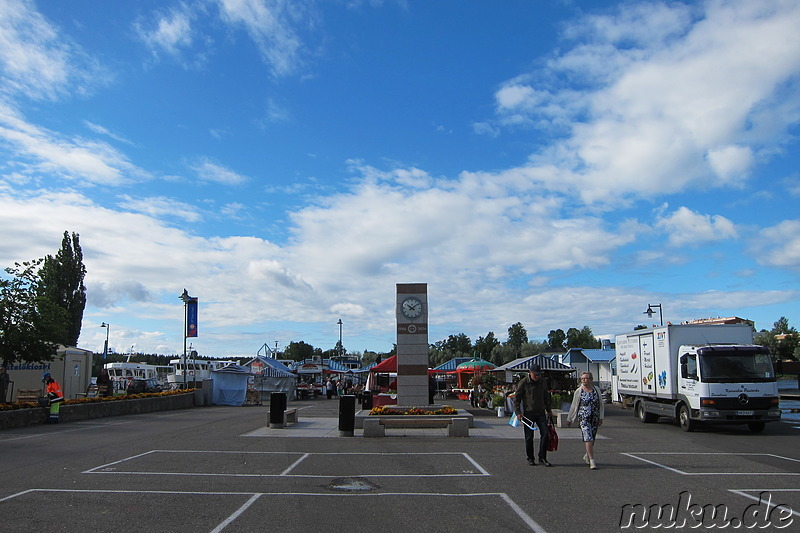 Kauppatori Markt in Savonlinna, Finnland