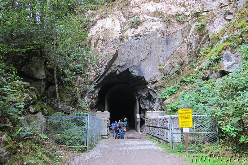 Kettle Valley Railway im Coquihalla Canyon Provincial Park in British Columbia, Kanada