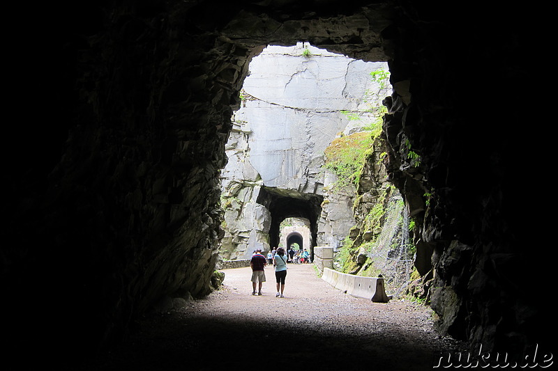 Kettle Valley Railway im Coquihalla Canyon Provincial Park in British Columbia, Kanada