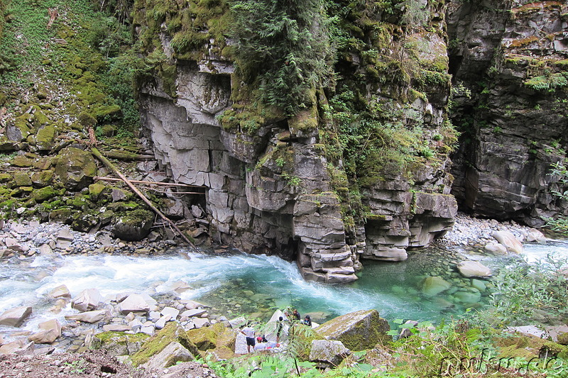 Kettle Valley Railway im Coquihalla Canyon Provincial Park in British Columbia, Kanada