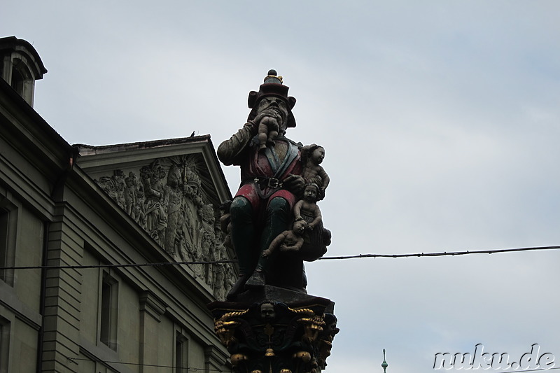 Kindlifresserbrunnen in Bern, Schweiz