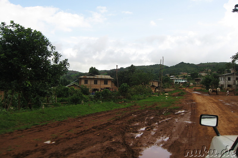 Kleines Dorf in Burma