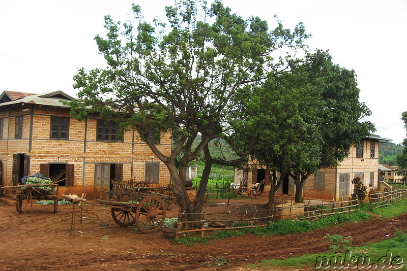 Kleines Dorf in Burma