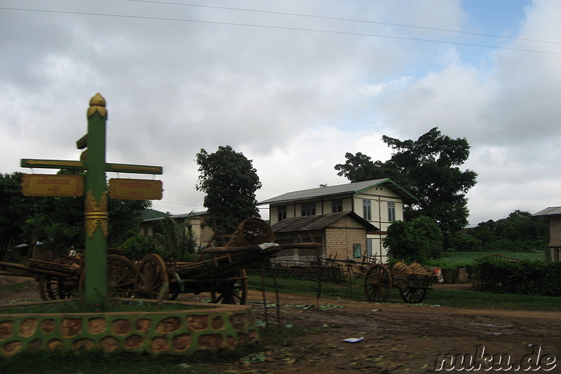 Kleines Dorf in Burma