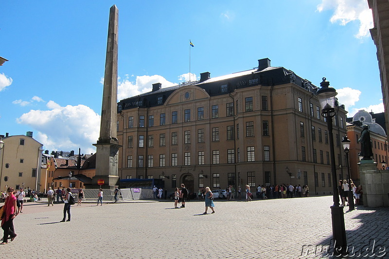Kungliga Slottet und Slottskyrkan - Königliches Schloss und Schlosskirche in Stockholm, Schweden