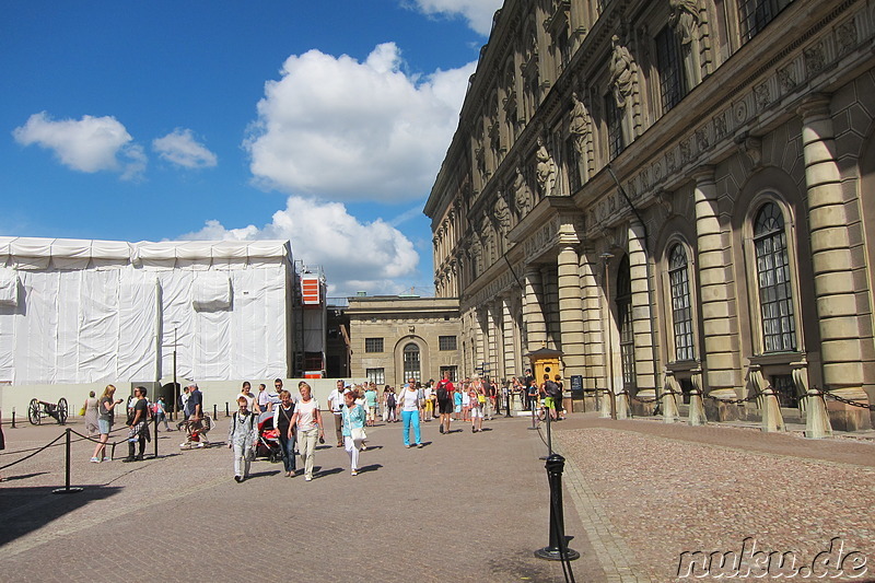 Kungliga Slottet und Slottskyrkan - Königliches Schloss und Schlosskirche in Stockholm, Schweden