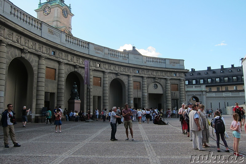 Kungliga Slottet und Slottskyrkan - Königliches Schloss und Schlosskirche in Stockholm, Schweden