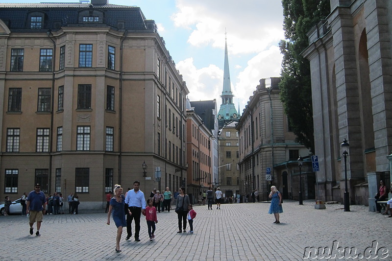 Kungliga Slottet und Slottskyrkan - Königliches Schloss und Schlosskirche in Stockholm, Schweden