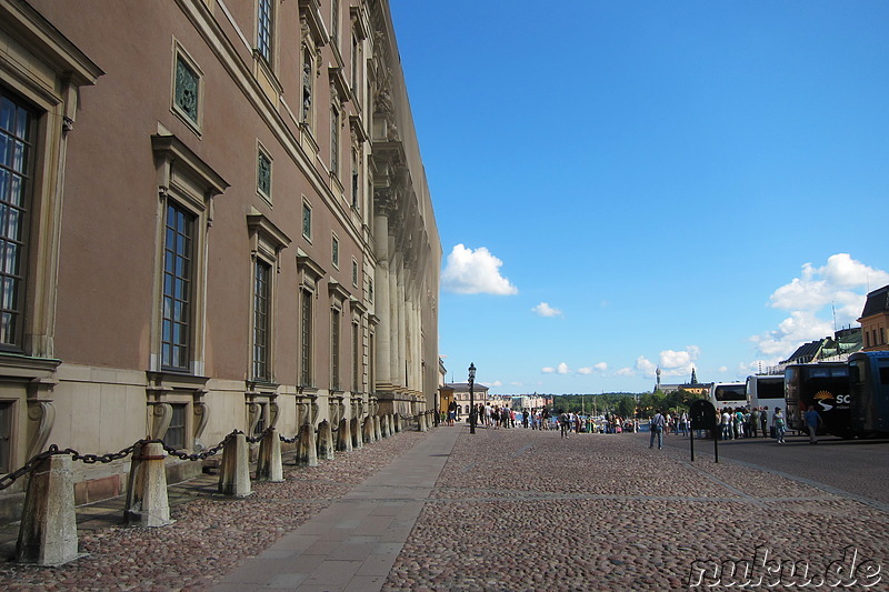 Kungliga Slottet und Slottskyrkan - Königliches Schloss und Schlosskirche in Stockholm, Schweden