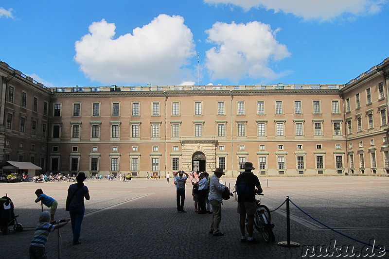 Kungliga Slottet und Slottskyrkan - Königliches Schloss und Schlosskirche in Stockholm, Schweden