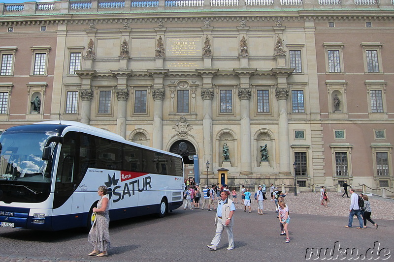 Kungliga Slottet und Slottskyrkan - Königliches Schloss und Schlosskirche in Stockholm, Schweden