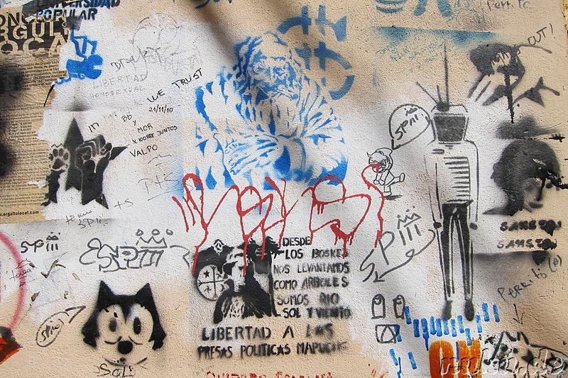 Kunst in Valparaiso, Chile