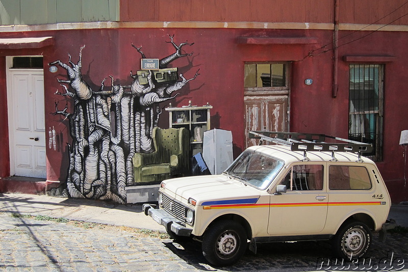 Kunst in Valparaiso, Chile