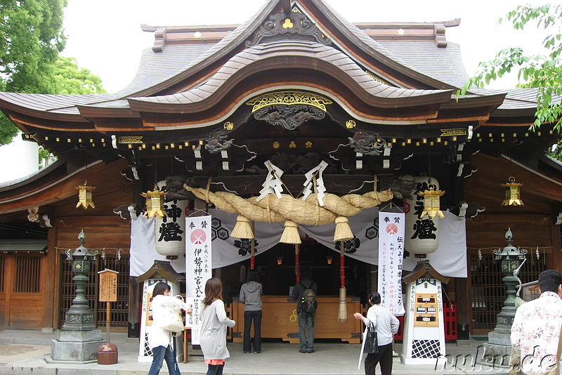 Kushida-jinja Tempel in Fukuoka, Japan