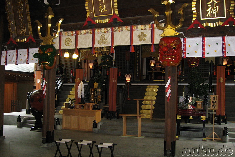 Kushida-jinja Tempel in Fukuoka, Japan