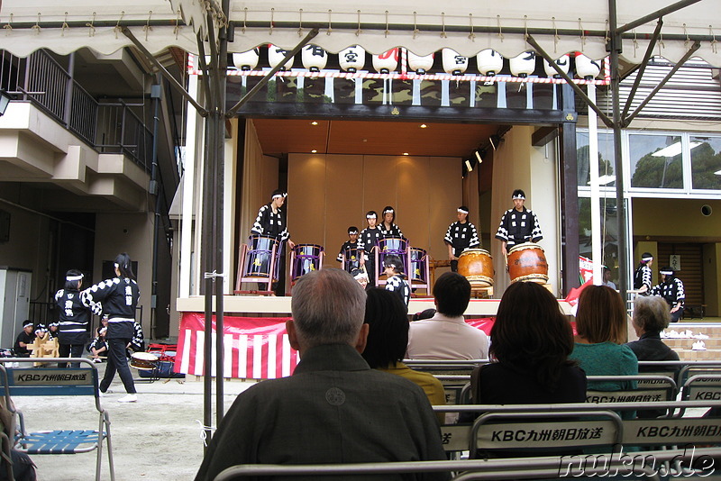 Kushida-jinja Tempel in Fukuoka, Japan