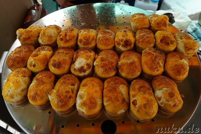 Kyelanbbang (계란빵) - Baguettescheibe mit Spielgelei