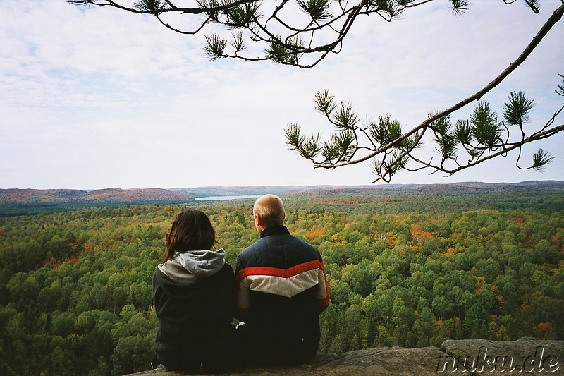 Kyoko and me, enjoying the wonderful view of algonquin