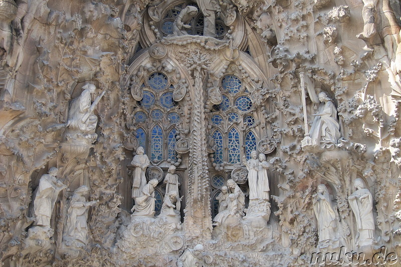 La Sagrada Familia - Kathedrale von Gaudi in Barcelona, Spanien