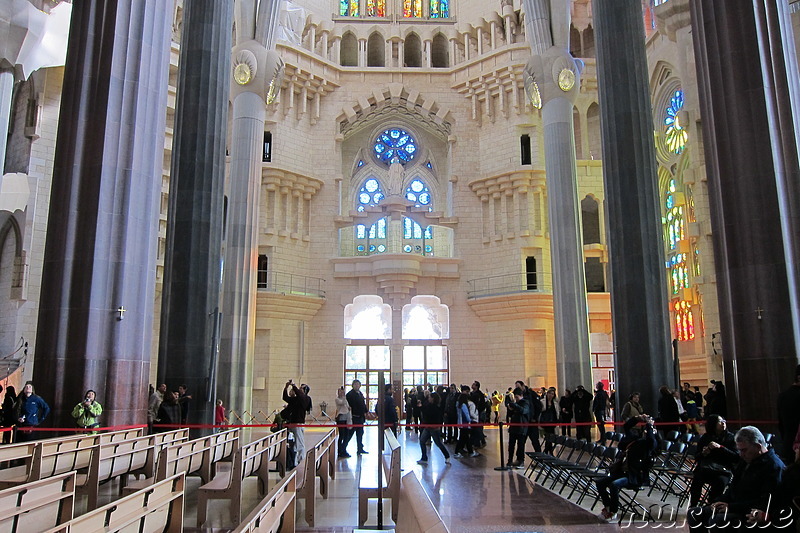 La Sagrada Familia - Kathedrale von Gaudi in Barcelona, Spanien