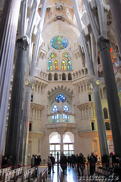 La Sagrada Familia - Kathedrale von Gaudi in Barcelona, Spanien