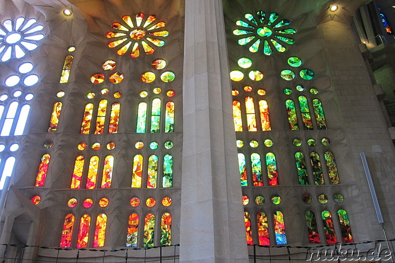 La Sagrada Familia - Kathedrale von Gaudi in Barcelona, Spanien