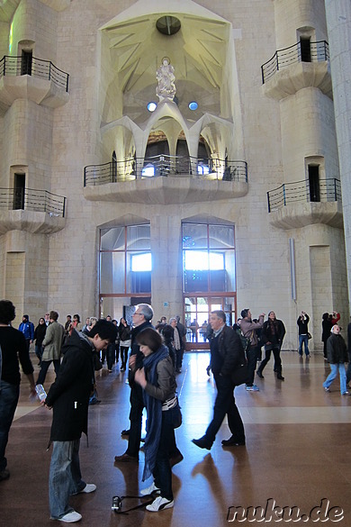 La Sagrada Familia - Kathedrale von Gaudi in Barcelona, Spanien