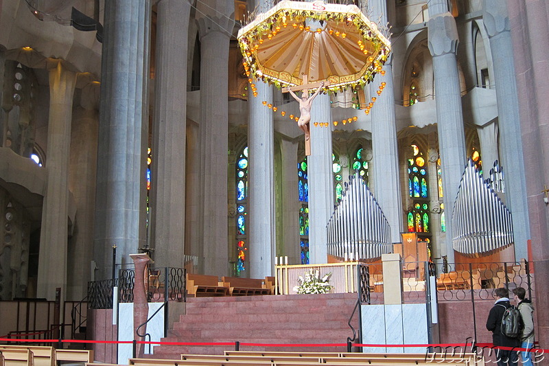 La Sagrada Familia - Kathedrale von Gaudi in Barcelona, Spanien